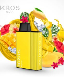 KROS NANO DISPOSABLE ECIG 5000 PUFF MAUI MANGO ICE