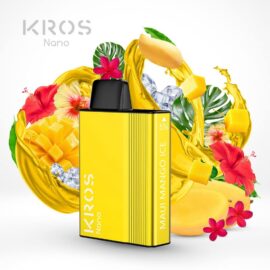 KROS NANO DISPOSABLE ECIG 5000 PUFF MAUI MANGO ICE