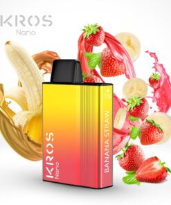 KROS NANO DISPOSABLE ECIG 5000 PUFF STRAWBERRY NANA