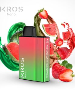 KROS NANO DISPOSABLE ECIG 5000 PUFF STRAWBERRY WATERMELON