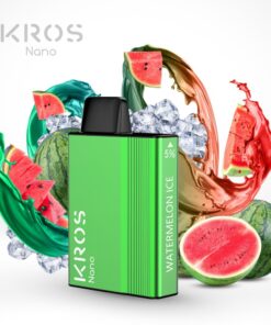 KROS NANO DISPOSABLE ECIG 5000 PUFF WATERMELON ICE