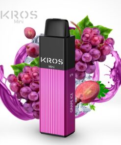 Kros mini 4000 puff ecig Grape Ice
