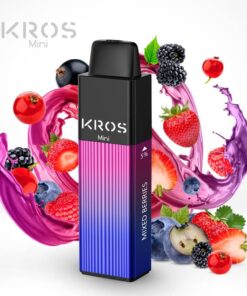 Kros mini 4000 puff ecig mixed berries 1
