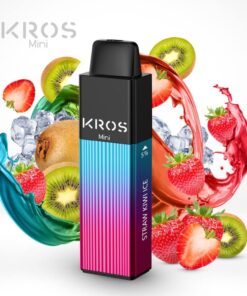 Kros mini 4000 puff ecig straw kiwi ice 1