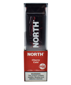 North 10ML 5000 PuffsRechargeable Disposable Vape Device With Mesh Coil E liquid Battery Indicator cherry cola
