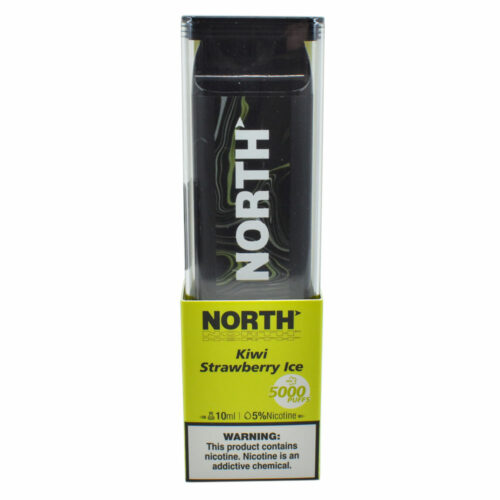 North 10ML 5000 PuffsRechargeable Disposable Vape Device With Mesh Coil E liquid Battery Indicator kiwi strawberry ice