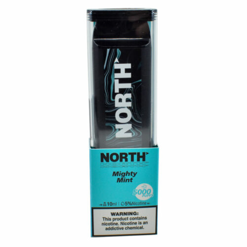 North 10ML 5000 PuffsRechargeable Disposable Vape Device With Mesh Coil E liquid Battery Indicator mighty mint
