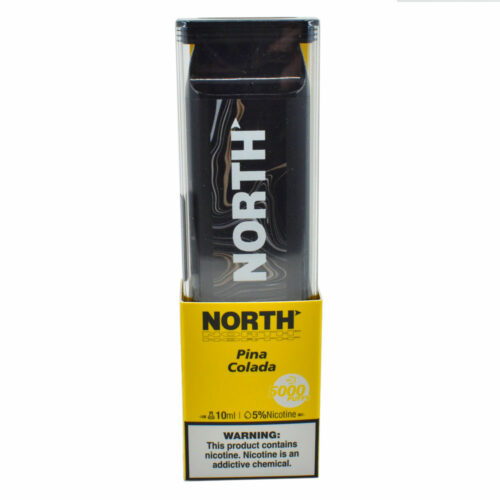 North 10ML 5000 PuffsRechargeable Disposable Vape Device With Mesh Coil E liquid Battery Indicator pina colada