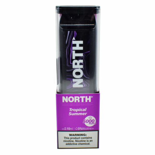 North 10ML 5000 PuffsRechargeable Disposable Vape Device With Mesh Coil E liquid Battery Indicator tropical summer
