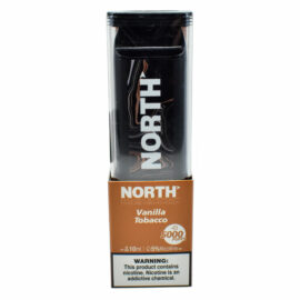 North 10ML 5000 PuffsRechargeable Disposable Vape Device With Mesh Coil E liquid Battery Indicator vanilla tobacco