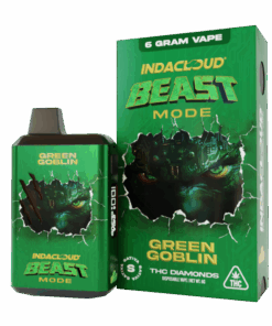 Available Now 12 Beast Mode 6G THCa Diamonds Disposable Vape - Green Goblin (Sleeve of 5)