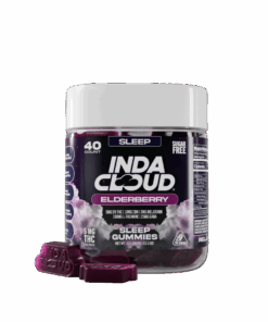 Available Now 22 Elderberry DELTA 9 THC Gummies Jar 40ct