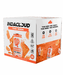 Available Now 18 Orange10 mg THC soda 4 pack