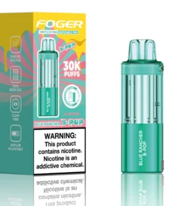 blue rancher b pop switch pro 30k puffs disposable pod box