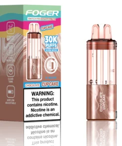 chocolate cupcake foger switch pro 30k puffs disposable pod box