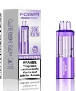 kiwi dragon berry switch pro 30k puffs disposable pod box