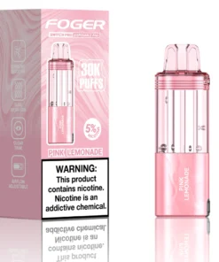 pink lemonade foger switch pro 30k puffs disposable pod box