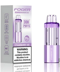 strawberry ice switch pro 30k puffs disposable pod box