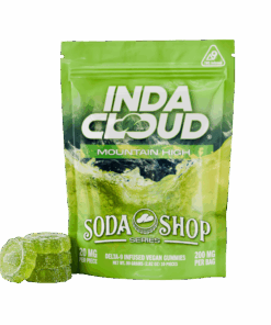 Available Now 20 Indacloud Soda Shop D9 Gummies - Mountain High (Sleeve of 10)