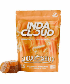 Available Now 19 Indacloud Soda Shop D9 Gummies - Orange Dreamsicle (Sleeve of 10)