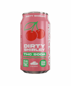 Indacloud Infused 12oz 25mg Cannabis Soda - Dirty Shirley (4ct) - Case