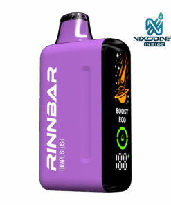Available Now 7 RINNBAR 50K 22ML Nixodine + CBD - Grape Slush (Sleeve of 5)