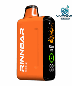 Available Now 18 RINNBAR 50K 22ML Nixodine + CBD - Sour Fab (Sleeve of 5)