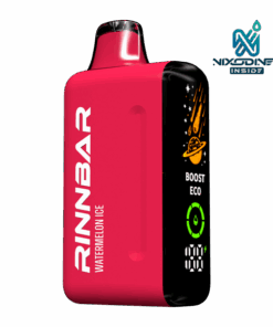 Available Now 14 RINNBAR 50K 22ML Nixodine + CBD - Watermelon Ice (Sleeve of 5)