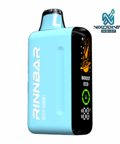 Available Now 21 RINNBAR 50K 22ML Nixodine + CBD - White Gummy (Sleeve of 5)