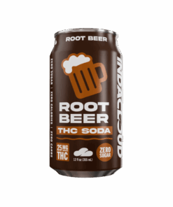 Indacloud Infused 12oz 25mg Cannabis Soda - Root Beer (4ct) - Case