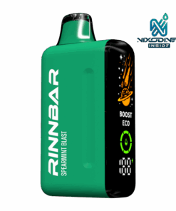 Available Now 16 RINNBAR 50K 22ML Nixodine + CBD - Spearmint Blast (Sleeve of 5)